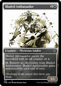 Bladed Ambassador (Showcase) (285) [Phyrexia: All Will Be One]