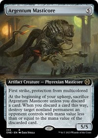 Argentum Masticore (Extended Art) (393) [Phyrexia: All Will Be One]