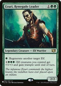 Ezuri, Renegade Leader (195/337) [The List Reprints]