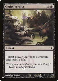 Geth's Verdict (61/175) [The List Reprints]