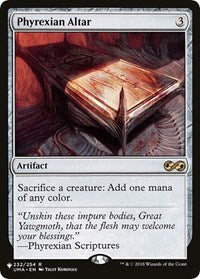 Phyrexian Altar (232/254) [The List Reprints]