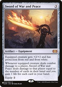 Sword of War and Peace (300/332) [The List Reprints]