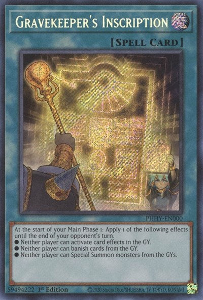 Gravekeeper's Inscription (PHHY-EN000) [Photon Hypernova]