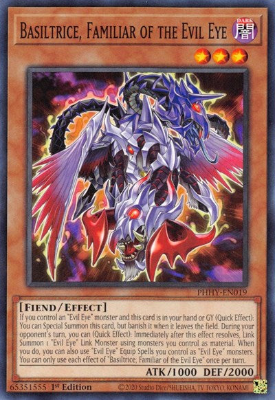 Basiltrice, Familiar of the Evil Eye (PHHY-EN019) [Photon Hypernova]