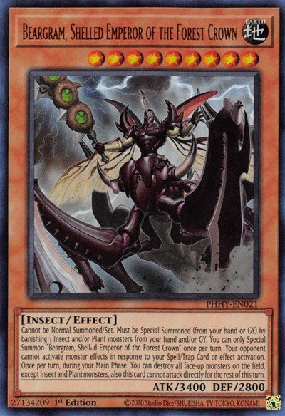 Beargram, Shelled Emperor of the Forest Crown (PHHY-EN021) [Photon Hypernova]