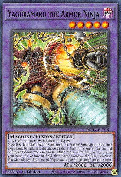 Yaguramaru the Armor Ninja (PHHY-EN036) [Photon Hypernova]