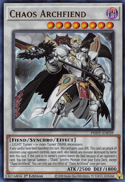 Chaos Archfiend (PHHY-EN039) [Photon Hypernova]