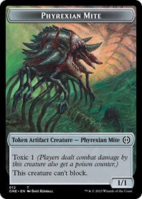 Phyrexian Mite Token (012) (12) [Phyrexia: All Will Be One]