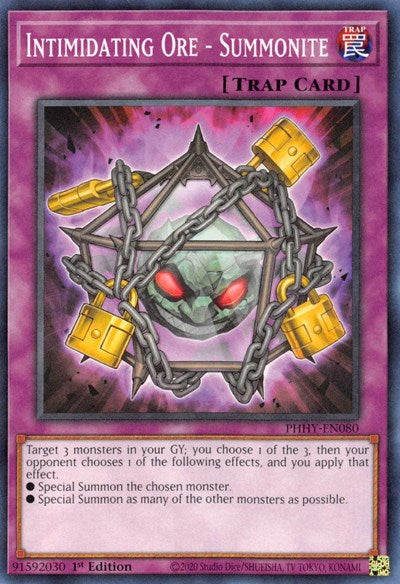 Intimidating Ore - Summonite (PHHY-EN080) [Photon Hypernova]