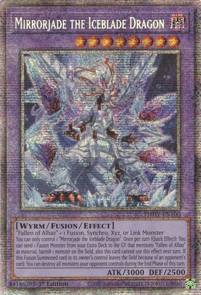 Mirrorjade the Iceblade Dragon (Starlight Rare) (PHHY-EN100) [Photon Hypernova]