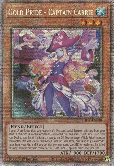 Gold Pride - Captain Carrie (Starlight Rare) (PHHY-EN088) [Photon Hypernova]
