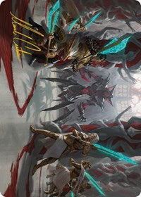 Goldwardens' Gambit Art Card (Gold-Stamped Signature) (29) [Art Series: Phyrexia: All Will Be One]