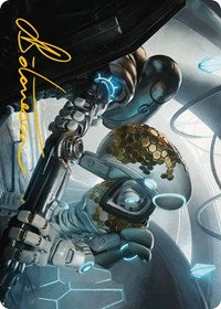 Myr Kinsmith Art Card (Gold-Stamped Signature) (56) [Art Series: Phyrexia: All Will Be One]