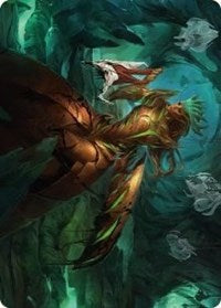 Glissa Sunslayer Art Card (47) [Art Series: Phyrexia: All Will Be One]