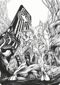 Lukka, Bound to Ruin Art Card (79) [Art Series: Phyrexia: All Will Be One]