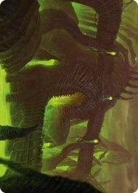 The Dross Pits Art Card (58) [Art Series: Phyrexia: All Will Be One]