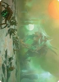 Green Sun's Twilight Art Card (39) [Art Series: Phyrexia: All Will Be One]