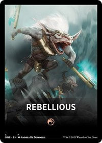 Rebellious Theme Card (4) [Phyrexia: All Will Be One]