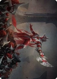 Mite Overseer Art Card (4) [Art Series: Phyrexia: All Will Be One]