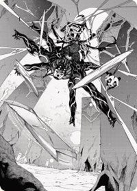 Kaito, Dancing Shadow Art Card (78/81) (78) [Art Series: Phyrexia: All Will Be One]