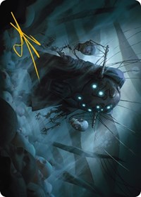 Meldweb Curator Art Card (Gold-Stamped Signature) (16) [Art Series: Phyrexia: All Will Be One]