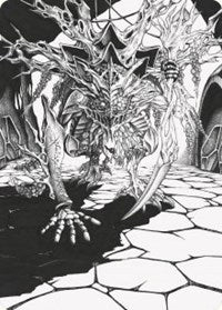 Thrun, Breaker of Silence Art Card (76) [Art Series: Phyrexia: All Will Be One]