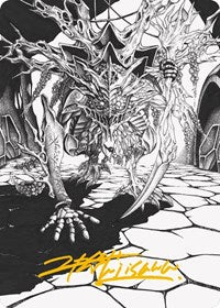 Thrun, Breaker of Silence Art Card (Gold-Stamped Signature) (76) [Art Series: Phyrexia: All Will Be One]