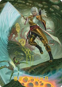 The Eternal Wanderer Art Card (Gold-Stamped Signature) (3) [Art Series: Phyrexia: All Will Be One]