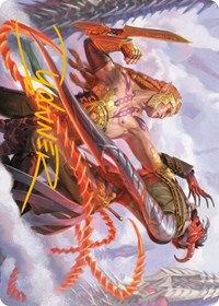 Tyvar's Stand Art Card (Gold-Stamped Signature) (43) [Art Series: Phyrexia: All Will Be One]