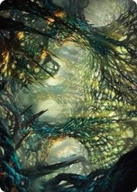 The Hunter Maze Art Card (60) [Art Series: Phyrexia: All Will Be One]