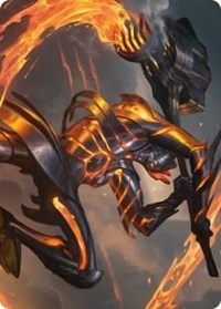 Forgehammer Centurion Art Card (26) [Art Series: Phyrexia: All Will Be One]