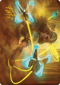Bladehold War-Whip Art Card (Gold-Stamped Signature) (46) [Art Series: Phyrexia: All Will Be One]