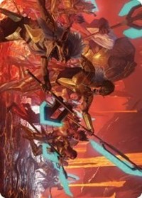 Roar of Resistance Art Card (34) [Art Series: Phyrexia: All Will Be One]