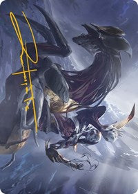 Ria Ivor, Bane of Bladehold Art Card (Gold-Stamped Signature) (53) [Art Series: Phyrexia: All Will Be One]