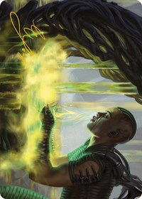 Necrogen Communion Art Card (Gold-Stamped Signature) (21) [Art Series: Phyrexia: All Will Be One]