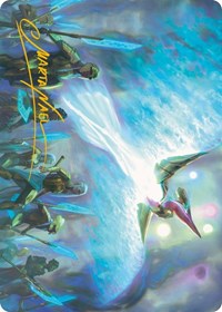 Otharri, Suns' Glory Art Card (Gold-Stamped Signature) (52) [Art Series: Phyrexia: All Will Be One]