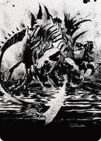Karumonix, the Rat King Art Card (70) [Art Series: Phyrexia: All Will Be One]
