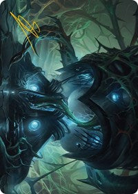 Expand the Sphere Art Card (Gold-Stamped Signature) (38) [Art Series: Phyrexia: All Will Be One]
