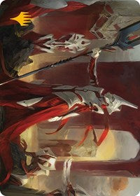 Porcelain Zealot Art Card (Gold-Stamped Signature) (8) [Art Series: Phyrexia: All Will Be One]