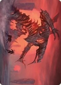 Red Sun's Twilight Art Card (33) [Art Series: Phyrexia: All Will Be One]