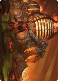 Urabrask's Forge Art Card (37) [Art Series: Phyrexia: All Will Be One]