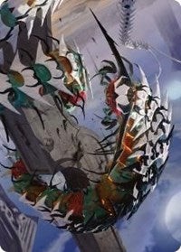 Atraxa's Skitterfang Art Card (55) [Art Series: Phyrexia: All Will Be One]