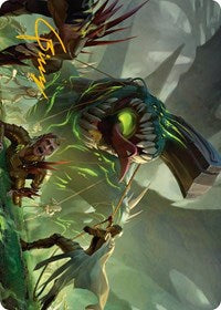 Noxious Assault Art Card (Gold-Stamped Signature) (41) [Art Series: Phyrexia: All Will Be One]