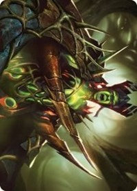 Maze's Mantle Art Card (40) [Art Series: Phyrexia: All Will Be One]