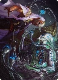 Mirage Mockery Art Card (17) [Art Series: Phyrexia: All Will Be One]