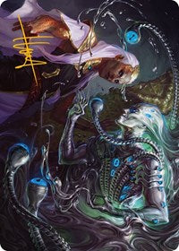 Mirage Mockery Art Card (Gold-Stamped Signature) (17) [Art Series: Phyrexia: All Will Be One]