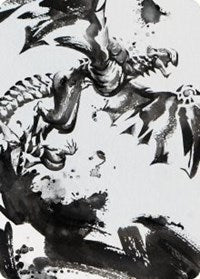 Quicksilver Fisher Art Card (68) [Art Series: Phyrexia: All Will Be One]