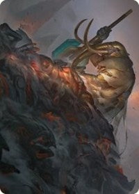 Against All Odds Art Card (1) [Art Series: Phyrexia: All Will Be One]