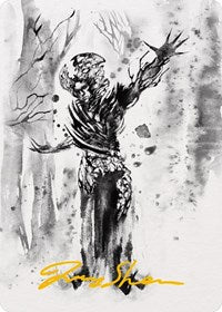 Rustvine Cultivator Art Card (Gold-Stamped Signature) (75) [Art Series: Phyrexia: All Will Be One]
