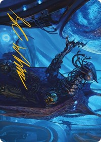 Atmosphere Surgeon Art Card (Gold-Stamped Signature) (12) [Art Series: Phyrexia: All Will Be One]